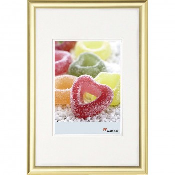 Okvir za fotografije Walther Trendstyle, 10x15cm, zlat, Resin, KP015G