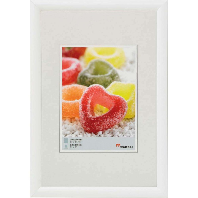 Photo frame Walther Trendstyle, 13x18cm, white, Resin, KP318W Walther D-112240