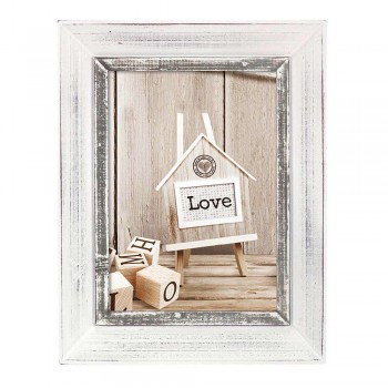 Okvir za fotografije ZEP Athis, 13x18cm, bel, lesen, SY1257