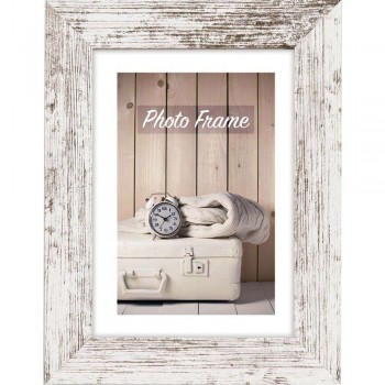 Okvir za fotografije ZEP Nelson 6, 13x18cm, belo/rjav, lesen, V21576 Okvir za fotografije ZEP Nelson 6, 13x18cm, belo/rjav, lesen, V21576