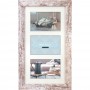 Okvir za fotografije ZEP Nelson 6 3Q, 3x13x18cm, lesen, belo/rjava, V23136