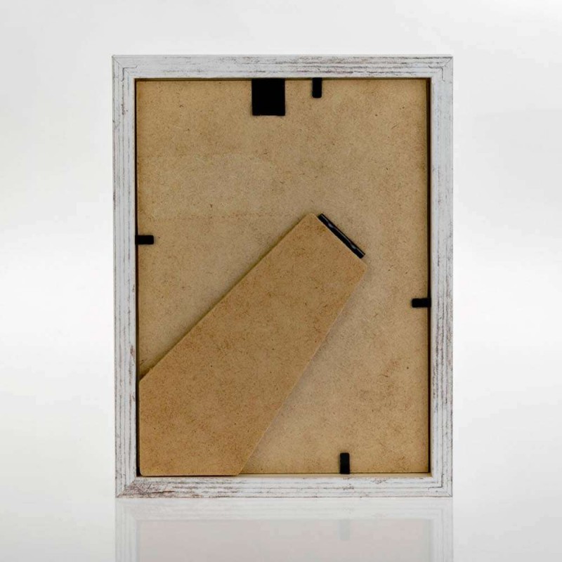 Okvir za fotografije ZEP Vivan 6, 13x18cm, belo/rjav, lesen, V33576 (D-804400)