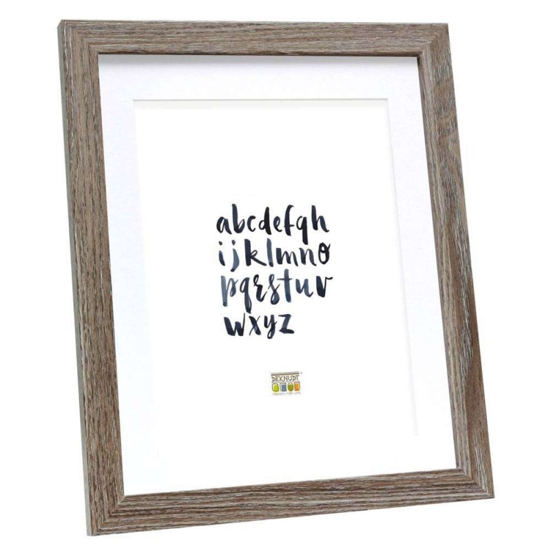 Okvir za fotografijo Deknudt, 15x20cm, sivi hrast, lesen, s paspartujem, S66KH3 P1-(D-565427) Okvir za fotografijo Deknudt, 15x20cm, sivi hrast, lesen, s paspartujem, S66KH3 P1 (D-565427)