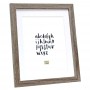 Photo frame Deknudt, 30x45cm, grey oak, Wood with passepartout, S66KH3 P1