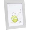 Photo frame Deknudt, 13x18cm, silver, Wood with passepartout, S66KD1 P1 (D-877338)