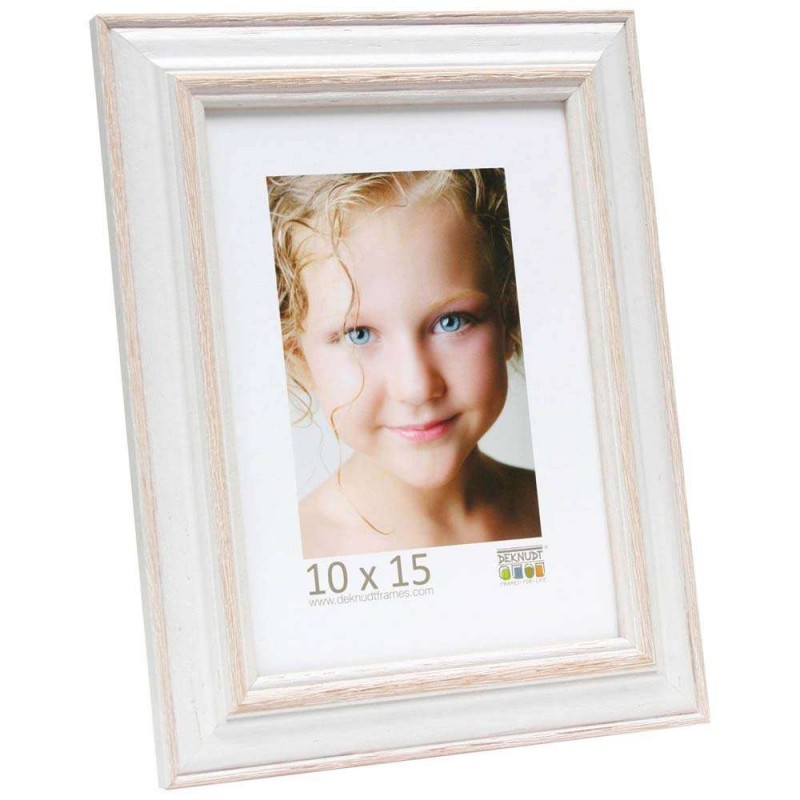 Frame Deknudt S221H1 10x15 Wood white w. beige Deknudt D-249692