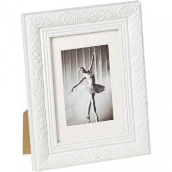 Okvir za slike Walther Barock, 13x18cm, bel, lesen, CR318W