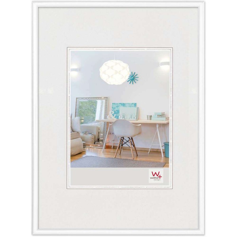 Photo frame Walther New Lifestyle, 13x18cm, white, Resin, KV318W (D-499478)