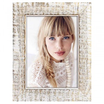 Photo Frame ZEP Budapest, 10x15cm, white, Wood, DFW46