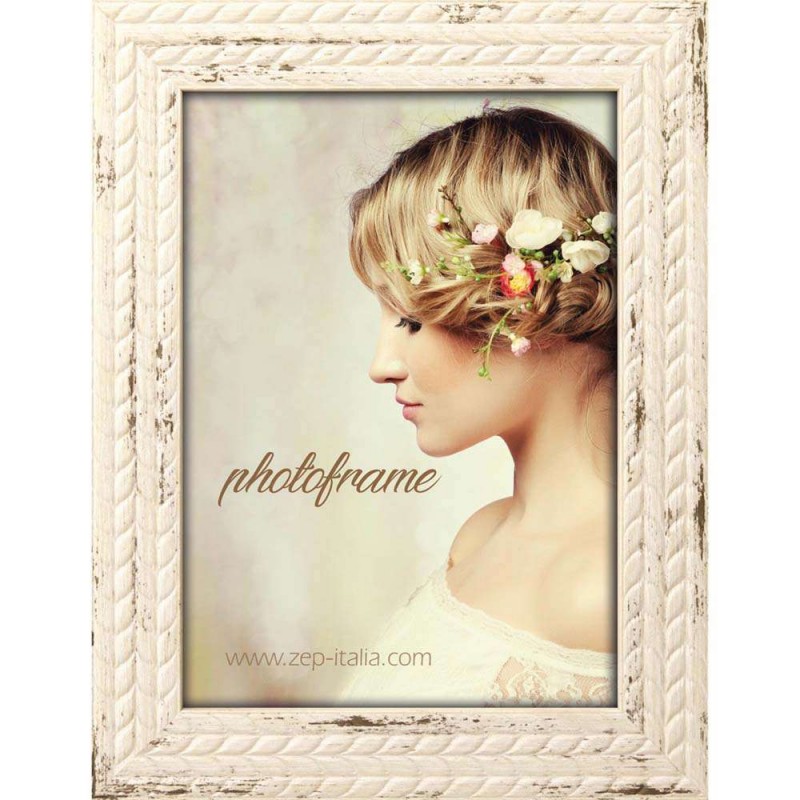 Photo Frame ZEP Livia, 13x18cm, white, Resin, YT257W ZEP D-479901
