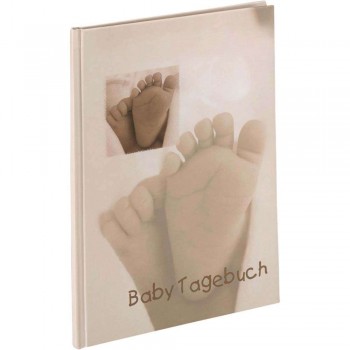 Childrens Photo Album "Baby Feel" Baby-Diary 20.5x27cm, 44 Pages 90115