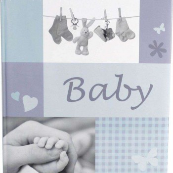Otroški foto album za slike Henzo Jessy blue Baby  28,5x30 60 strani