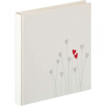 Poročni foto album za slike Walther Bleeding Heart 28x30,5 50 white Pages Wedding UH202