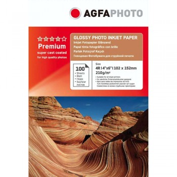Profesionalni foto papir AgfaPhoto Glossy, 210g, 10x15cm, 100 listov AP210100A6N Profesionalni foto papir AgfaPhoto Glossy, 210g, 10x15cm, 100 listov AP210100A6N