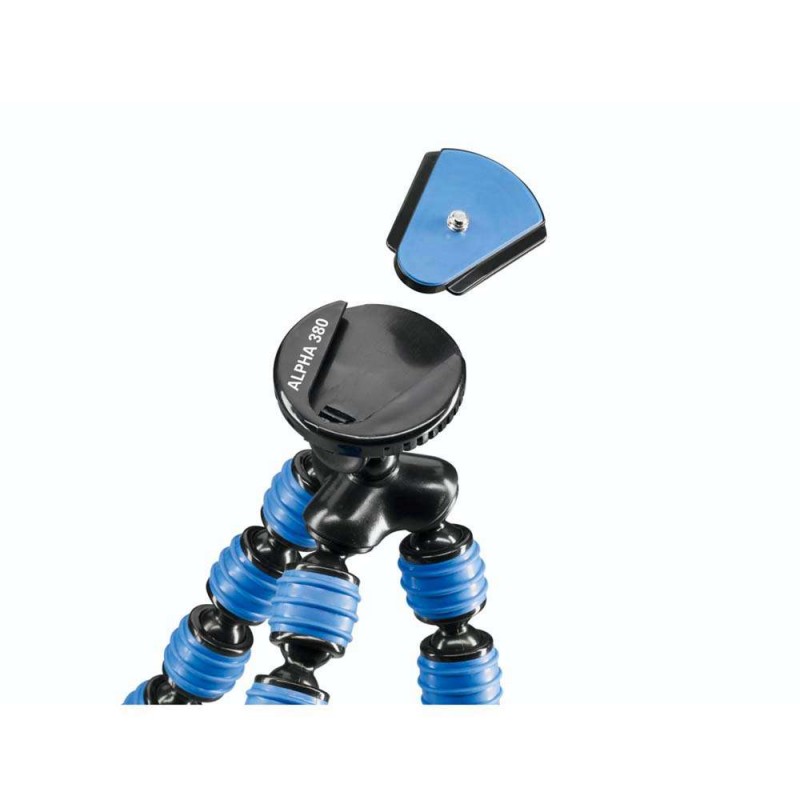 Selfie Stick gibljivo stojalo za fotoaparate Cullmann Alpha 380 mobil, modro-(D-620531) Selfie Stick gibljivo stojalo za fotoaparate Cullmann Alpha 380 mobil, modro (D-620531)