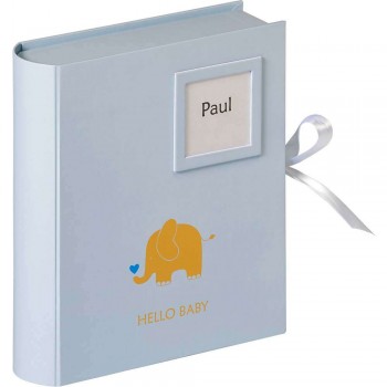 Škatla za shranjevanje fotografij Walther Baby Animal blue Baby Photo Memory Box FB148L