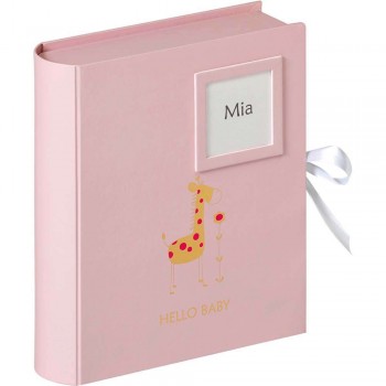 Škatla za shranjevanje fotografij Walther Baby Animal pink Baby Photo Memory Box FB148R