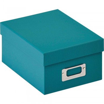 Škatla za shranjevanje fotografij Walther Fotobox Fun teal za 700 fotografij 10x15cm, FB115K