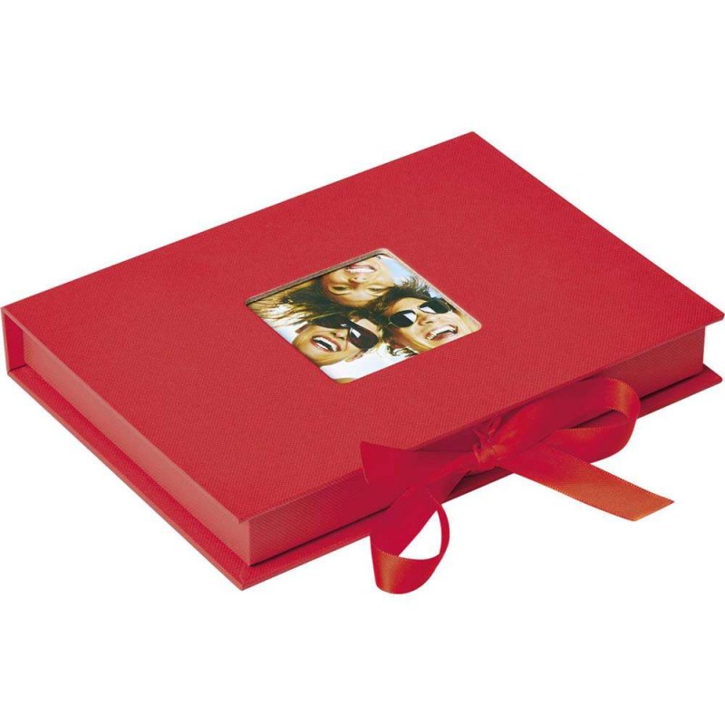 Škatla za shranjevanje fotografij Walther gift box Fun, 13x18 cm, za 70 fotografij, rdeča, FB112R Walther D-191529