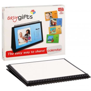 Spiral Book Stand EasyGifts, 15x20cm, for 12 picture, black 885465