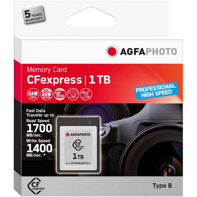 Spominska kartica AgfaPhoto CFexpress 1TB Professional High Speed 10443 AGFAPhoto D-591572