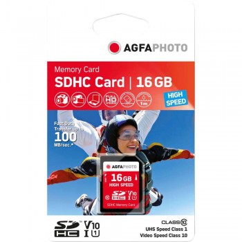 Spominska kartica AgfaPhoto SDHC Card 16GB High Speed Class 10 UHS I U1 V10, 10426 Spominska kartica AgfaPhoto SDHC Card 16GB High Speed Class 10 UHS I U1 V10, 10426
