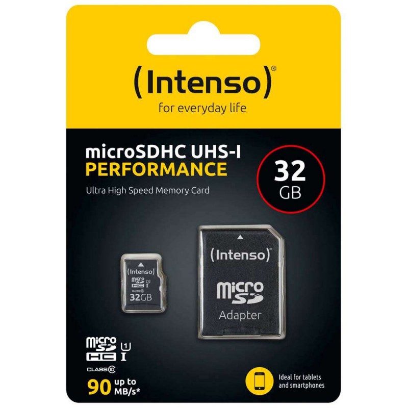 Memory card Intenso microSDHC 32GB Class 10 UHS-I U1 Performance Intenso D-699575
