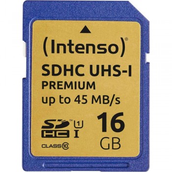 Spominska kartica Intenso SDHC Card 16GB Class 10 UHS-I Premium 3421470 Spominska kartica Intenso SDHC Card 16GB Class 10 UHS-I Premium 3421470