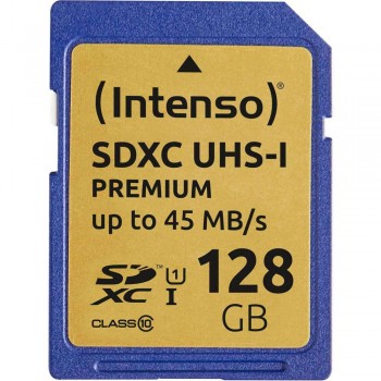 Spominska kartica Intenso SDXC Card 128GB Class 10 UHS-I Premium 3421491 Spominska kartica Intenso SDXC Card 128GB Class 10 UHS-I Premium 3421491