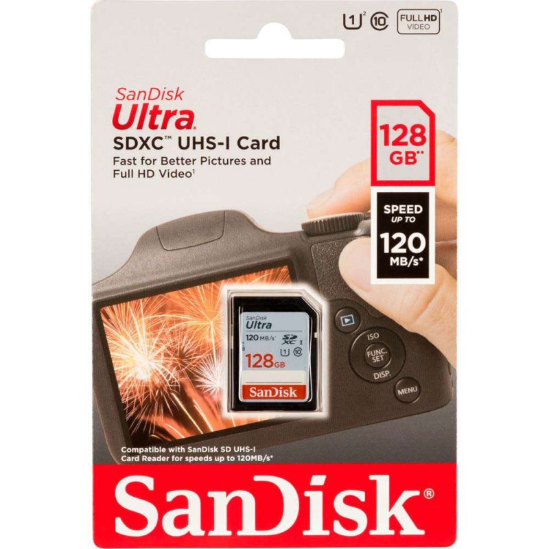 Memory card SanDisk Ultra SDXC UHS-I, 128GB, 120MB/s SDSDUN4-128G-GN6IN (D-722108)