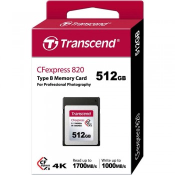 Memory card Transcend CFexpress 512GB TLC TS512GCFE820 Memory card Transcend CFexpress 512GB TLC TS512GCFE820