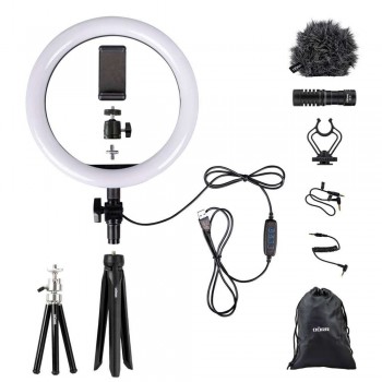 Studijski set Dörr VL-26 Vlogging-Kit z mikrofonom Studijski set Dörr VL-26 Vlogging-Kit z mikrofonom