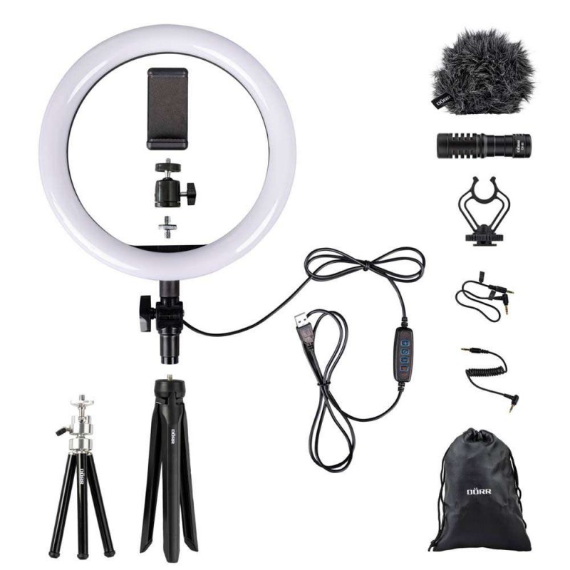 Studijski set Dörr VL-26 Vlogging-Kit z mikrofonom Dörr D-623982