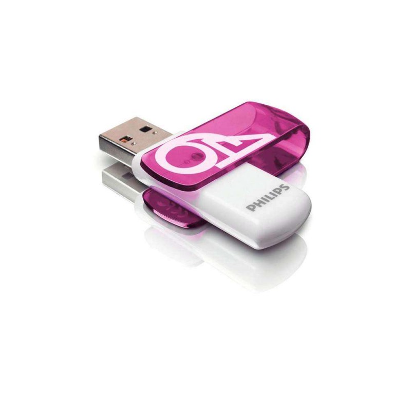 USB stick Philips USB, 2.0, 64GB, Vivid Edition, Magic Purple Philips D-513018