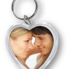 ZEP Photo Keychain 42x43mm Resin Heart 7360PD