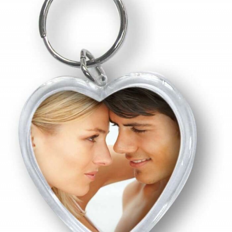 ZEP obesek za ključe v obliki srca, 42x43 mm, Resin Heart 7360PD ZEP D-431748-2