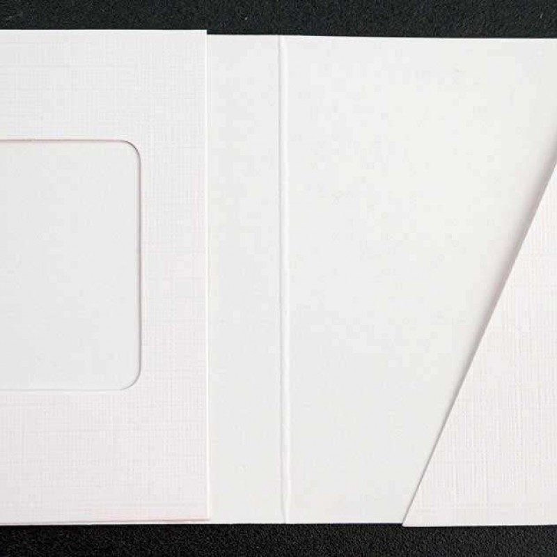 Photo folder for personal documents, album, white, up to 5x7 cm  F-100020