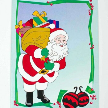Folder, leaflet, album Santa Claus with passepartout 2, 13x18 cm