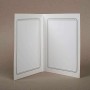 Folder, leaflet, album for 2 photos 13x18 cm, white