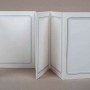 Folder, leaflet, album for 6 photos 13x18 cm, white