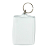 Rectangular Blank Acrylic Keyring Photo Keychain with photo, 4x5,5cm (F-100017)