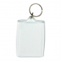 Rectangular Blank Acrylic Keyring Photo Keychain with photo, 4x5,5cm