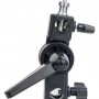 Universal umbrella and flash holder  with adjustable angle