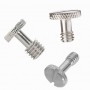 Screw for quick-release plate photo stands, 1/4 inch