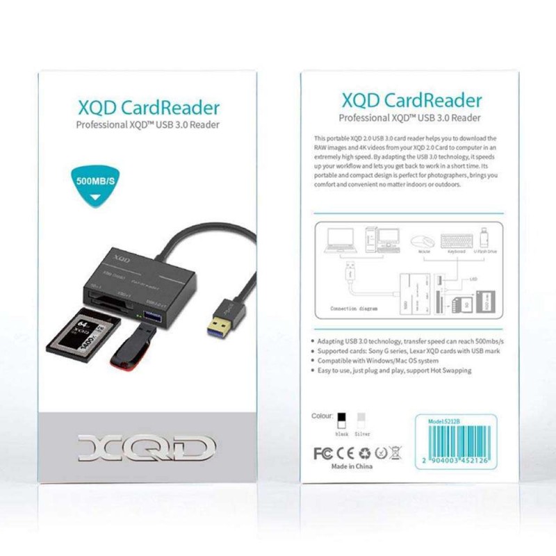 XQD čitalec kartic USB 3.0 Mainland China F-XQD
