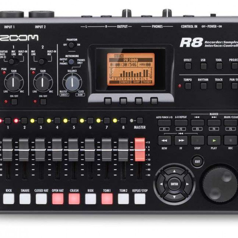 Zoom R8 snemalnik, vmesnik in vzorčevalnik (F-100023)