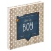 Photo album for pictures Walther Little Baby Boy, brown blue, 28x31cm, 50 white pages, UK100L