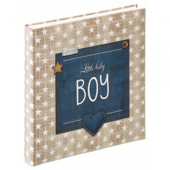 Photo album for pictures Walther Little Baby Boy, brown blue, 28x31cm, 50 white pages, UK100L Photo album for pictures Walther Little Baby Boy, brown blue, 28x31cm, 50 white pages, UK100L