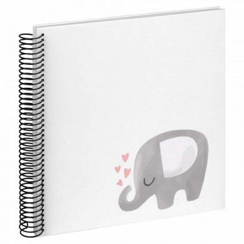 Kids Album Walther Wire-O 25x25 cm Baby Elephant Hearting SA-133
