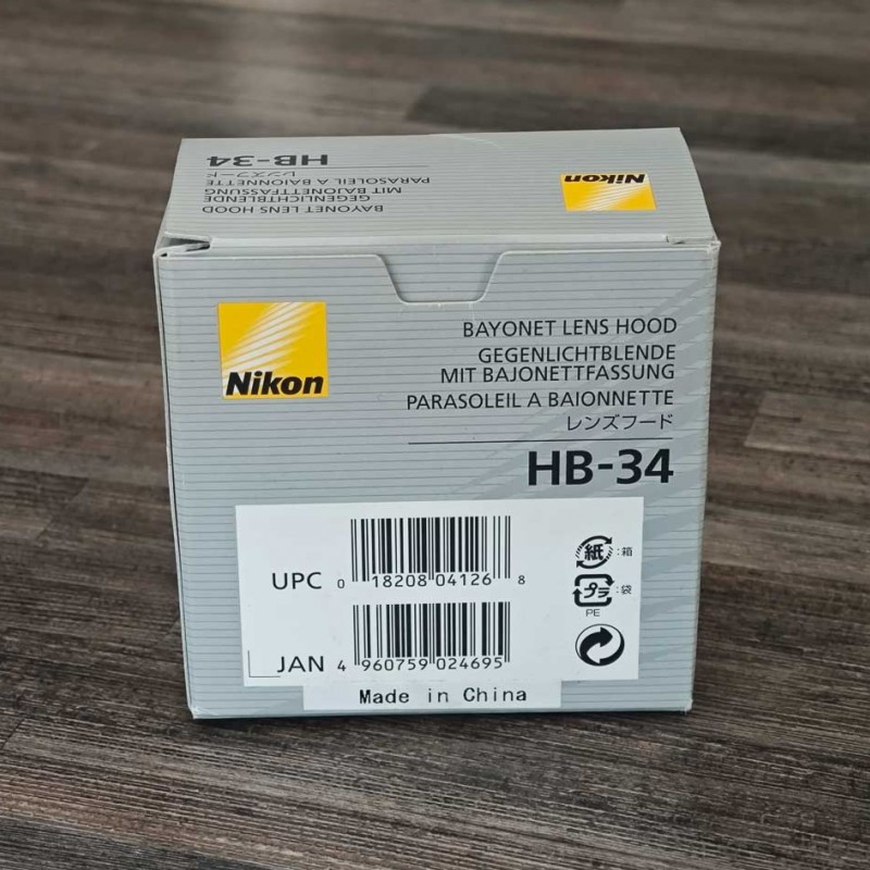 Original Nikon HB-34 Lens Hood (for 55-200mm lens) (used) Nikon HB-34-used